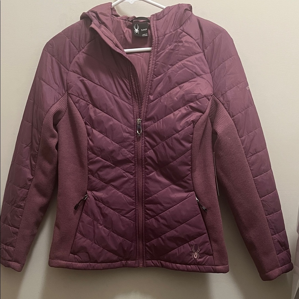 Spyder Women's Plum Quilted Ski Jacket